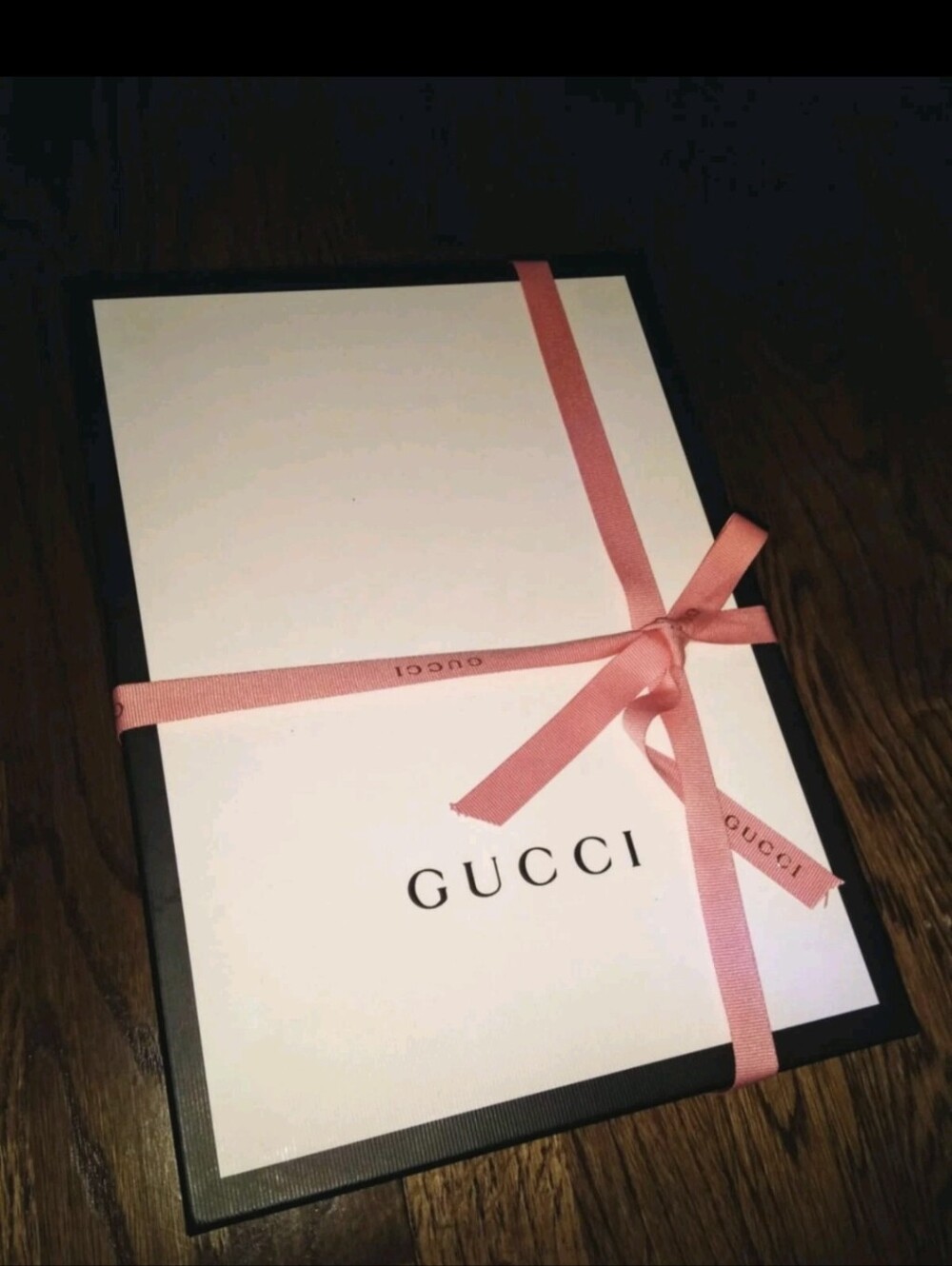 Gucci Pink & Gray Reversible GG Wool Scarf - Picture 6 of 7